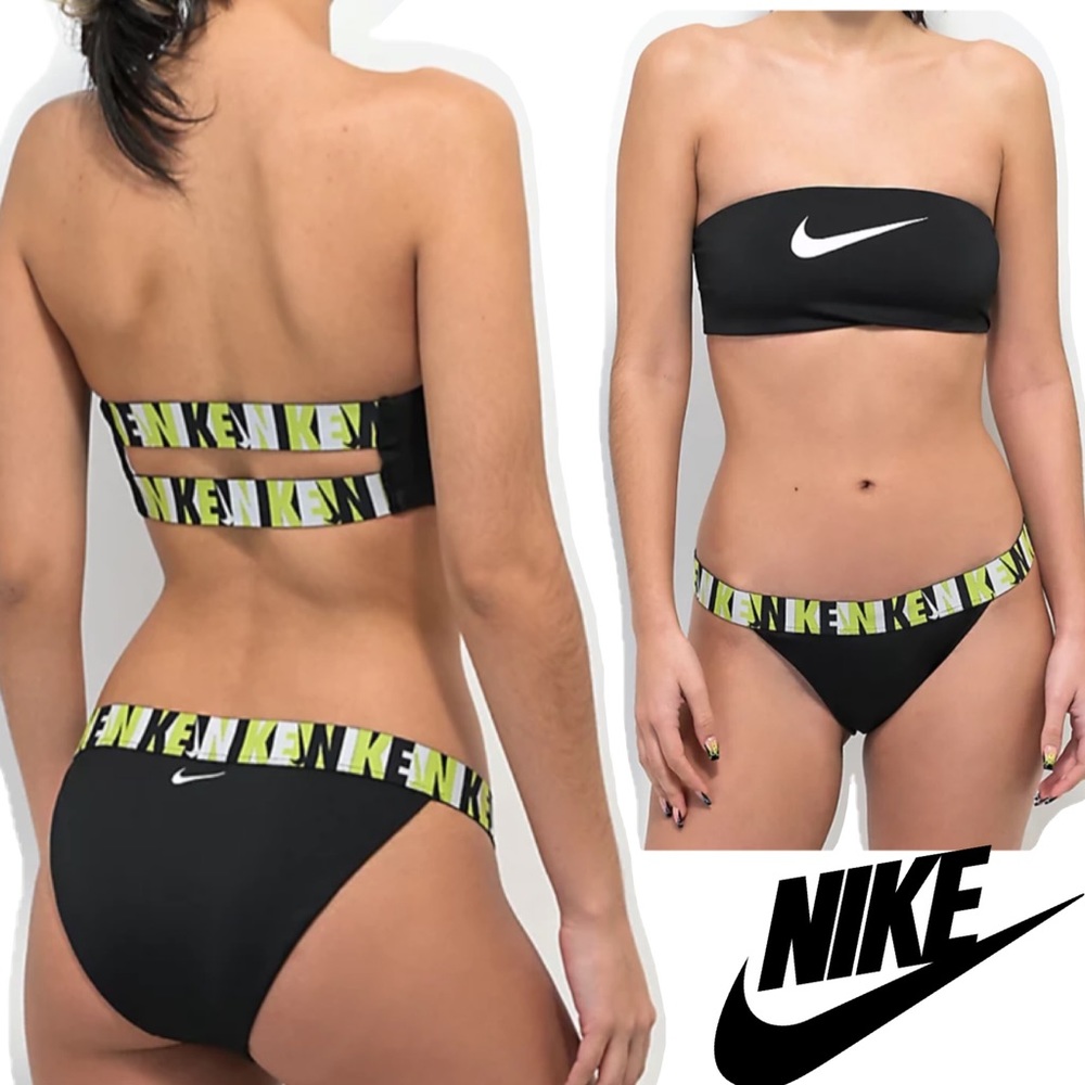 NWT- Nike Icon Black Cheeky Bikini Bottoms.Size S, M, L